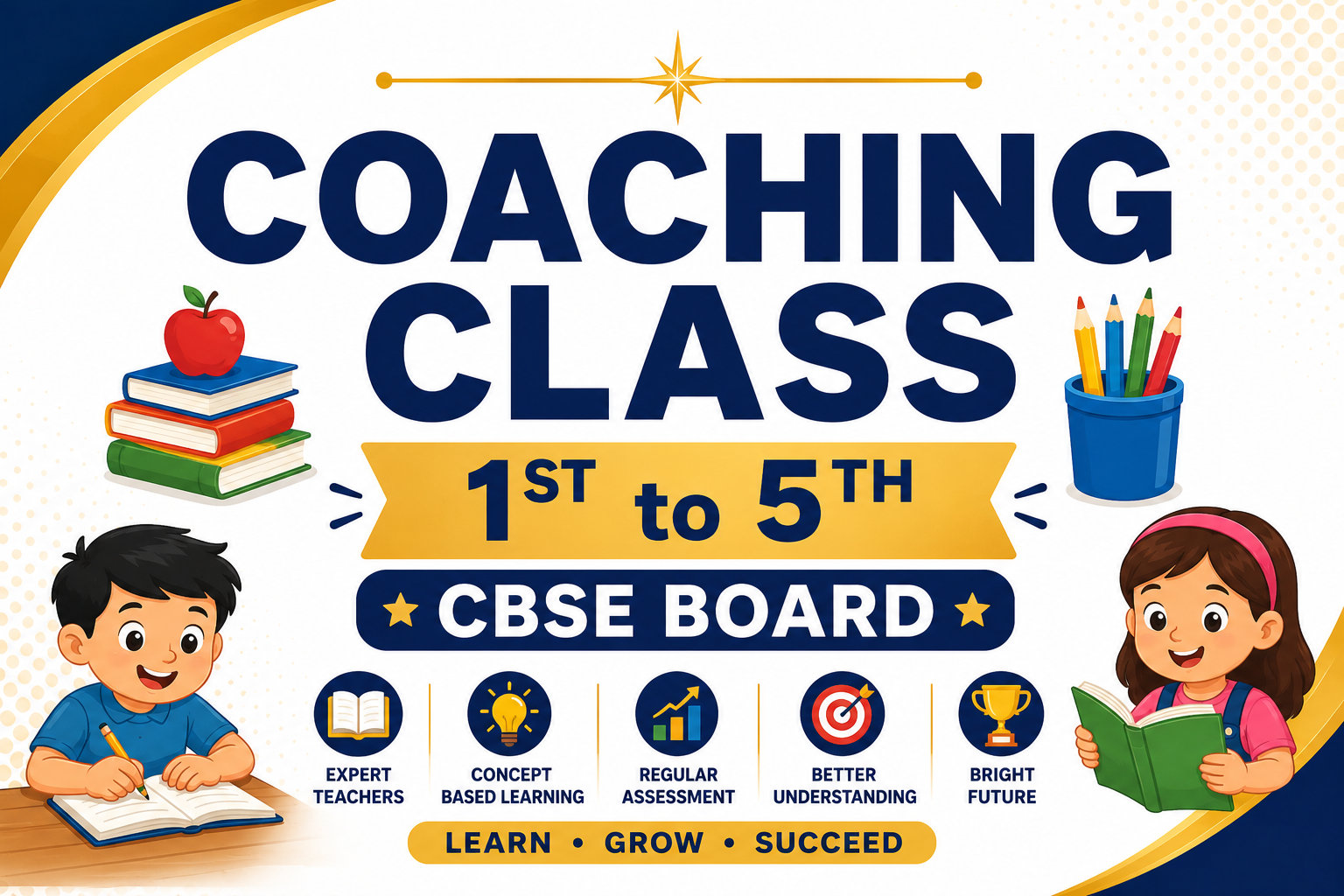 COACHING CLASSES (NUR TO 5TH) GRADE .(A)